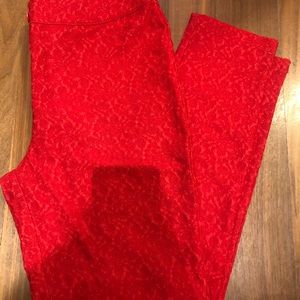 A/X Red Pencil Pants